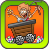Mine Shaft Madness Game - The Gold Rush California Miner Games