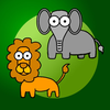 Jungle animals for babies