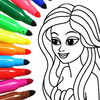 Coloring book 4 girls