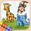 Zoo animals drawing pages app