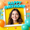 Happy Birthday Greeting Frame