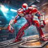 Robot Superhero Spider Fighter