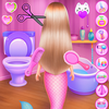 Princess Mermaid At Hair Salon