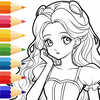 Girls Coloring Book:Color Game