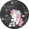 BFF23- Blackboard Art Unicorn
