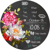 BFF83- Blackboard Art Flower
