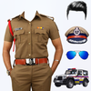 Men Police Photo Suit Frames