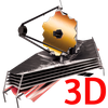 3D James Webb Telescope
