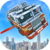 Flying Robot Fire Truck Game