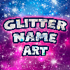 Glitter Name Art Maker