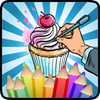 Coloring Sweet Cupcake