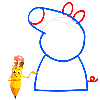 How to draw pepa