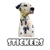 Dalmatian Dog Stickers