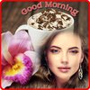 Good morning photo frame