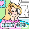 Cozy Girl Life: Coloring Book