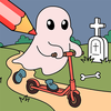 Boo Coloring Book: Cozy Horror