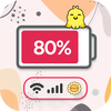 Emoji Battery Widget: Cute Bar