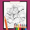 Mega Robot Coloring Book