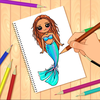 How To Draw Mermaid
