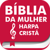 Bíblia da Mulher com Harpa