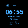 Hebrew Digital Watchface