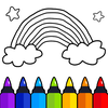 Coloring games for kids: 2-5 y