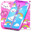 Kawaii zipper lock screen