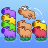 Capybara Sort Color Puzzle