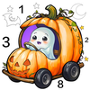 Halloween Color by Number Game