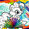 Kids Pony Coloring Book