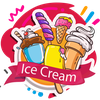 Glitter Ice Cream Coloring Gam
