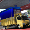 Truk canter trondol muatan
