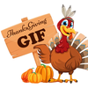 Thanksgiving GIF stickers 2025