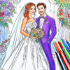 Wedding Coloring Dress Up Game