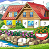 House Coloring Paint by Number