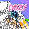 Cute Doll Cozy Coloring Book