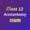 Class 12 Accountancy Guide