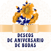 Deseos de aniversario de bodas