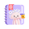 Jellyfish Diary Security Lock
