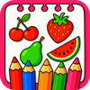 Fruits Coloring Book & Drawing