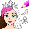 Girl Dress Coloring Games