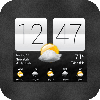 Sense V2 Flip Clock & Weather