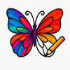 Butterfly Draw Step by Step