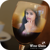 Wine Glass Photo Frame