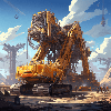 Heavy Construction Machine 3D