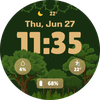 EXD057: Green Canopy Clock