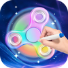 Glow Finger Spinner: Fun Spin