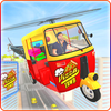 Flying Tuk Tuk Auto Rickshaw