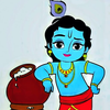 Janmashtami Stickers: Krishna