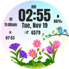 Simple Floral  Watch Face